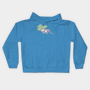 Bogey ragdoll cat with a cactus Kids Hoodie